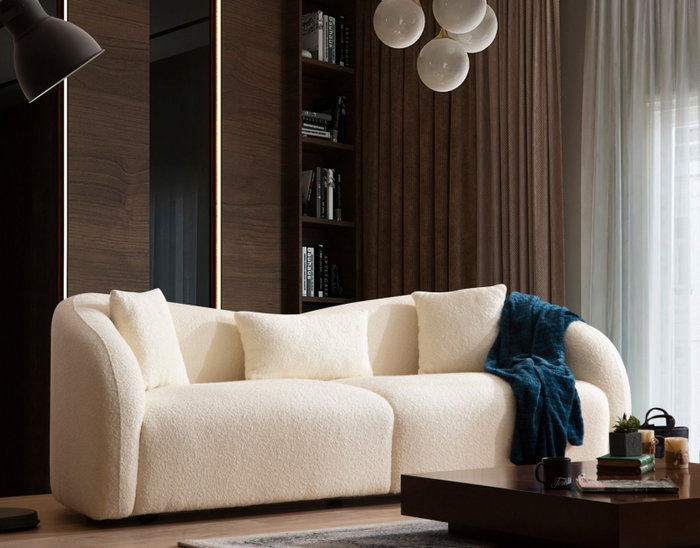 Atelier Del Sofa Venedik Sofá de 3 plazas Crema Atelier Del Sofa Venedik Sofá de 3 plazas Crema
